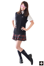 制服ベスト黒